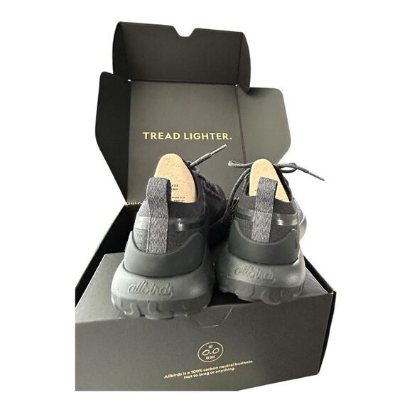 Allbirds Black Athletic Shoes Sleek Low-Top Design Size 9 - Picture 3 of 8